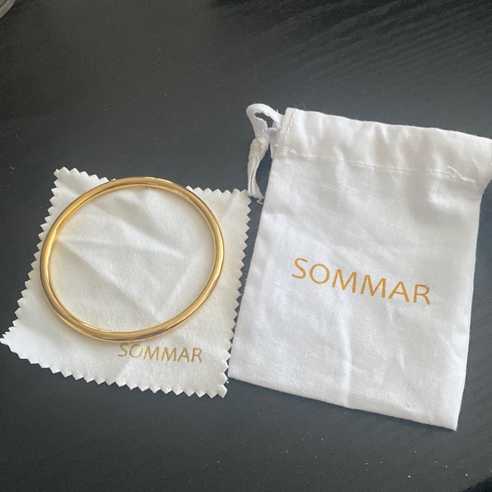 60mm stainless steel gold bracelet